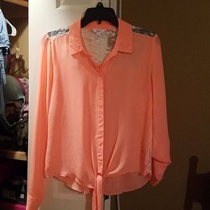 Orange Blouse
